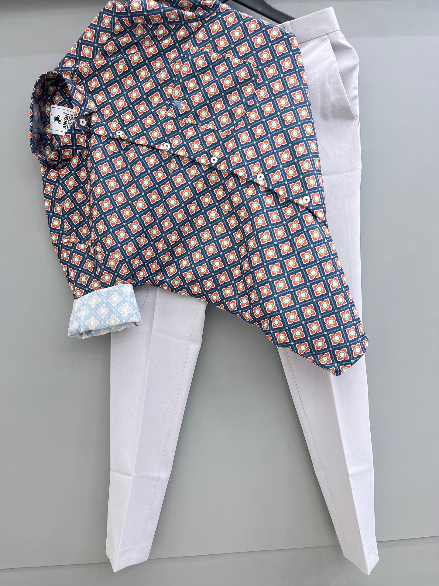 Printed Shirt with Trouser Pant (Combo)