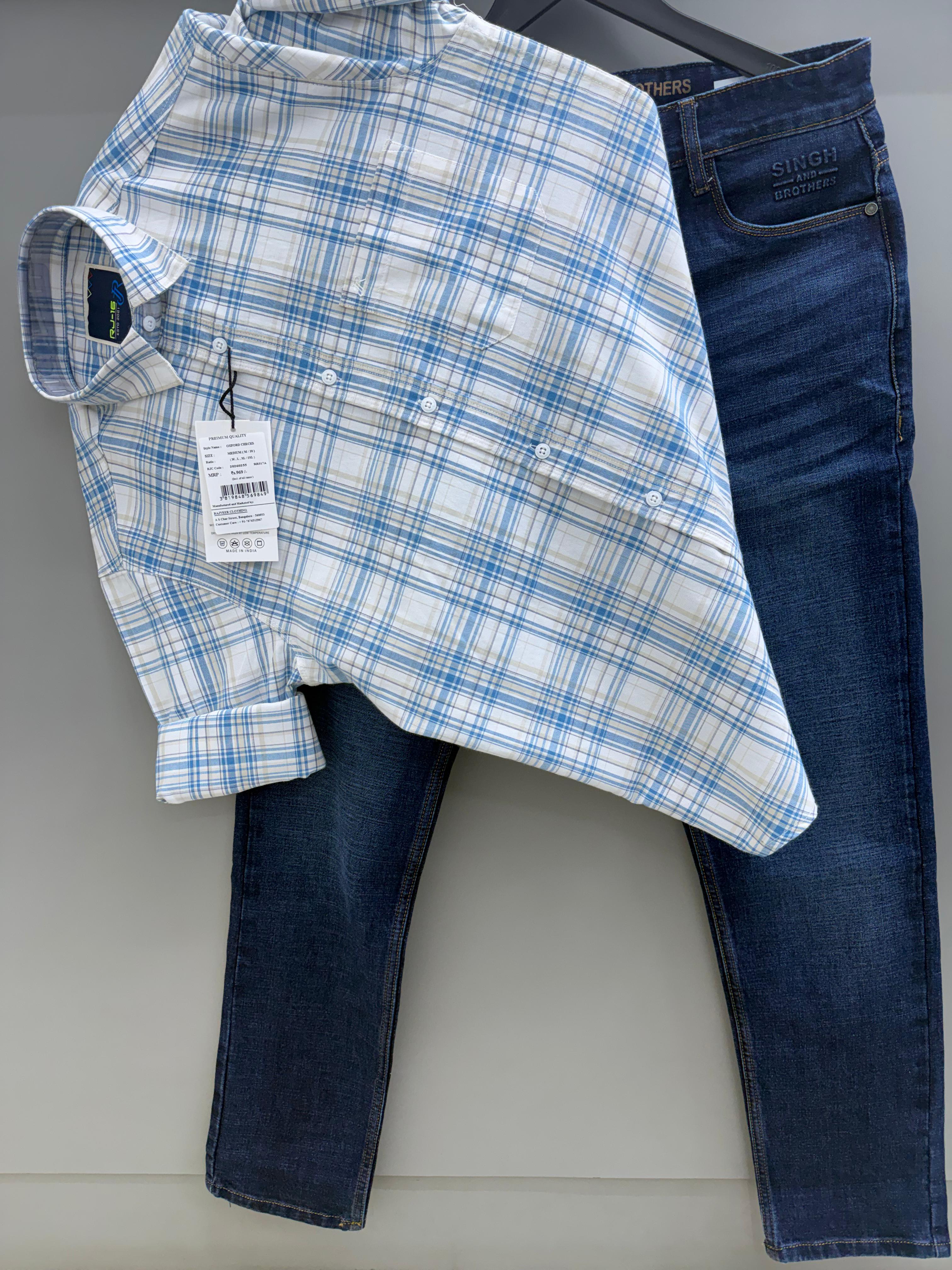 Check Shirt with Pant