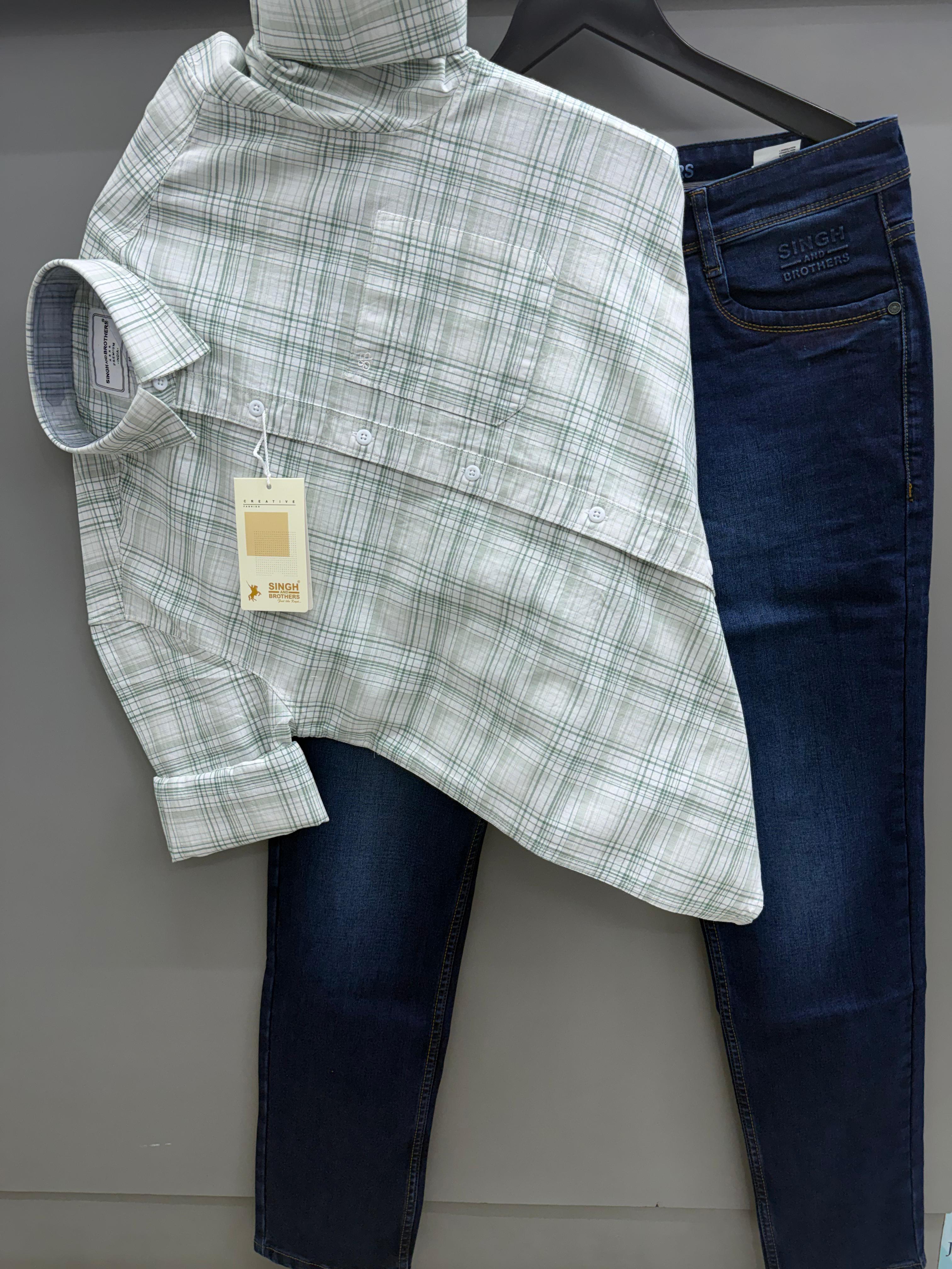 Oxford Checks shirt with Pant