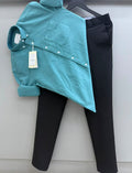 Cotton oxford shirt with formal pant