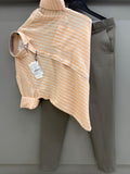 Linen strip shirt with pant