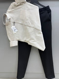 Linen strip shirt with pant