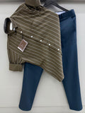 strip shirt with pant