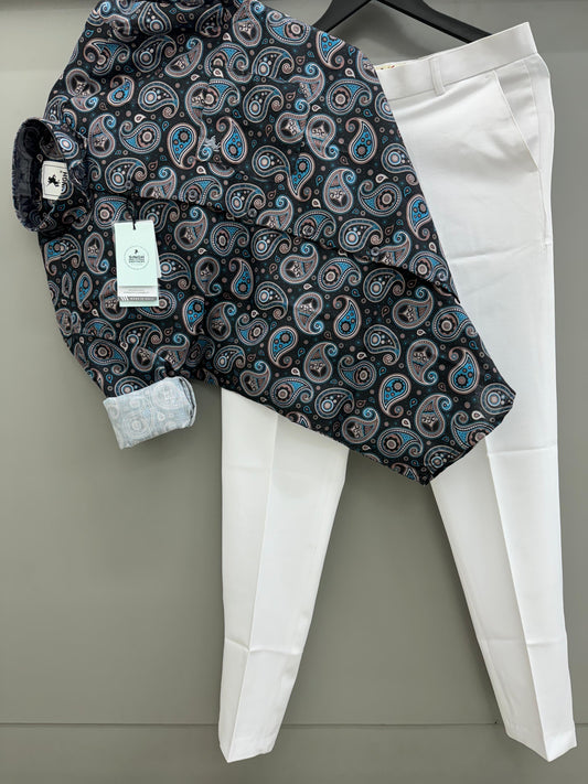 Printed Shirt with Trouser Pant (Combo)