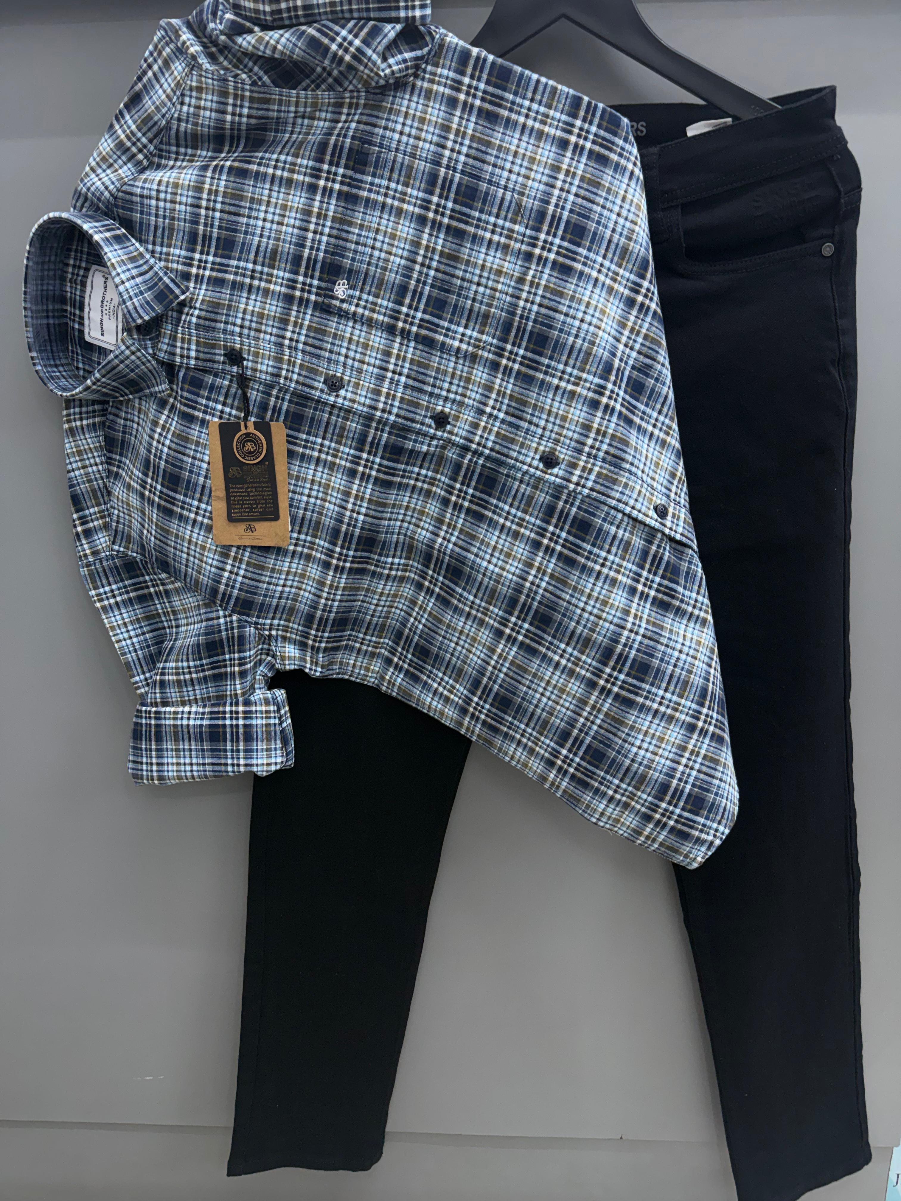 Oxford Checks shirt with Pant