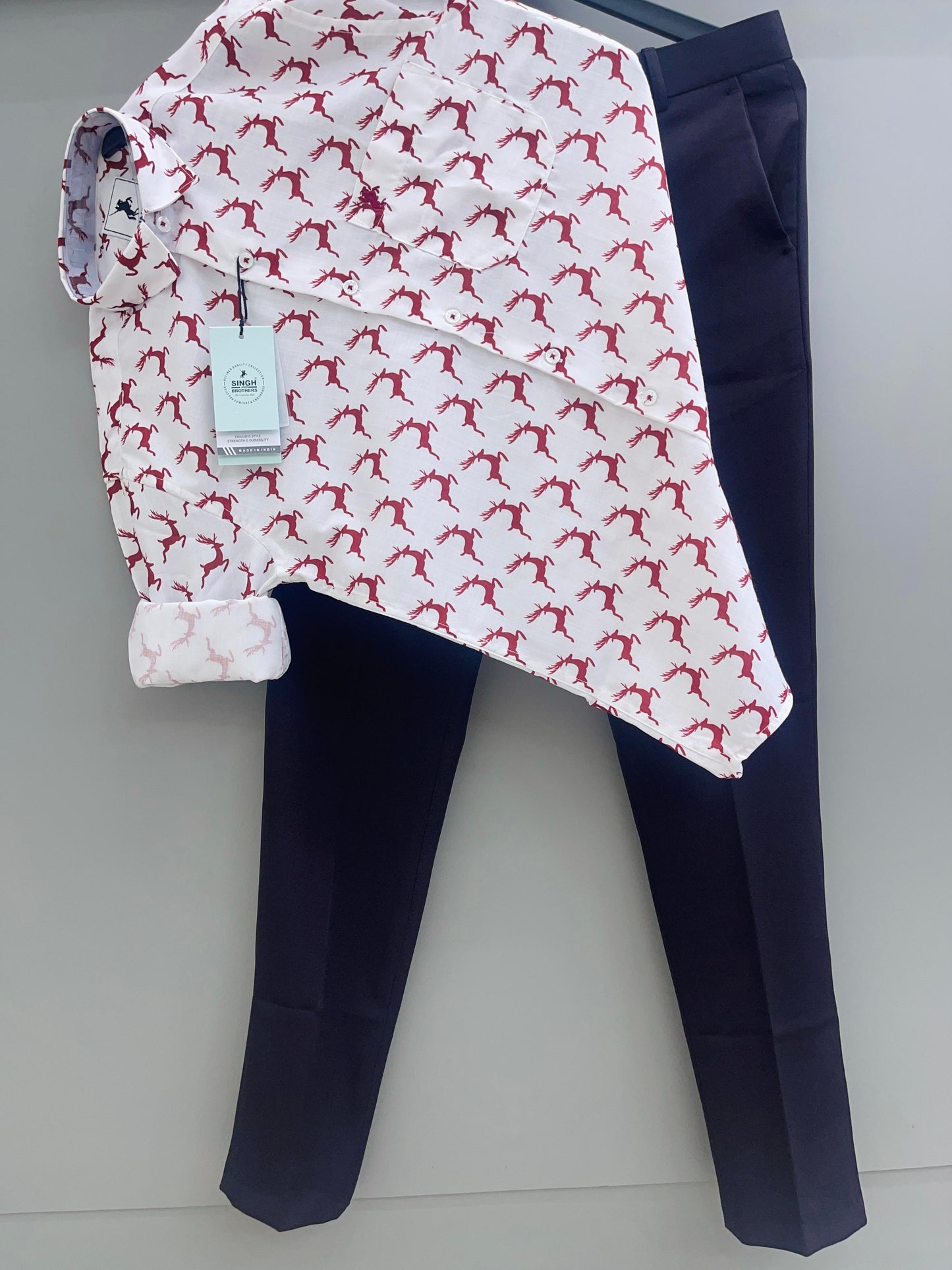 Printed Shirt with Trouser Pant (Combo)