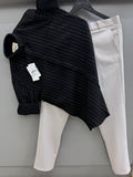 Strip shirt with pant