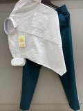 Cotton oxford shirt with formal pant