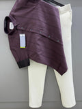 Satin strip shirt with pant