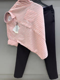 Linen strip shirt with pant