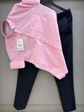 Cotton oxford shirt with formal pant