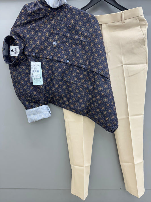 Printed Shirt with Trouser Pant (Combo)