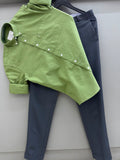 Cotton oxford shirt with formal pant