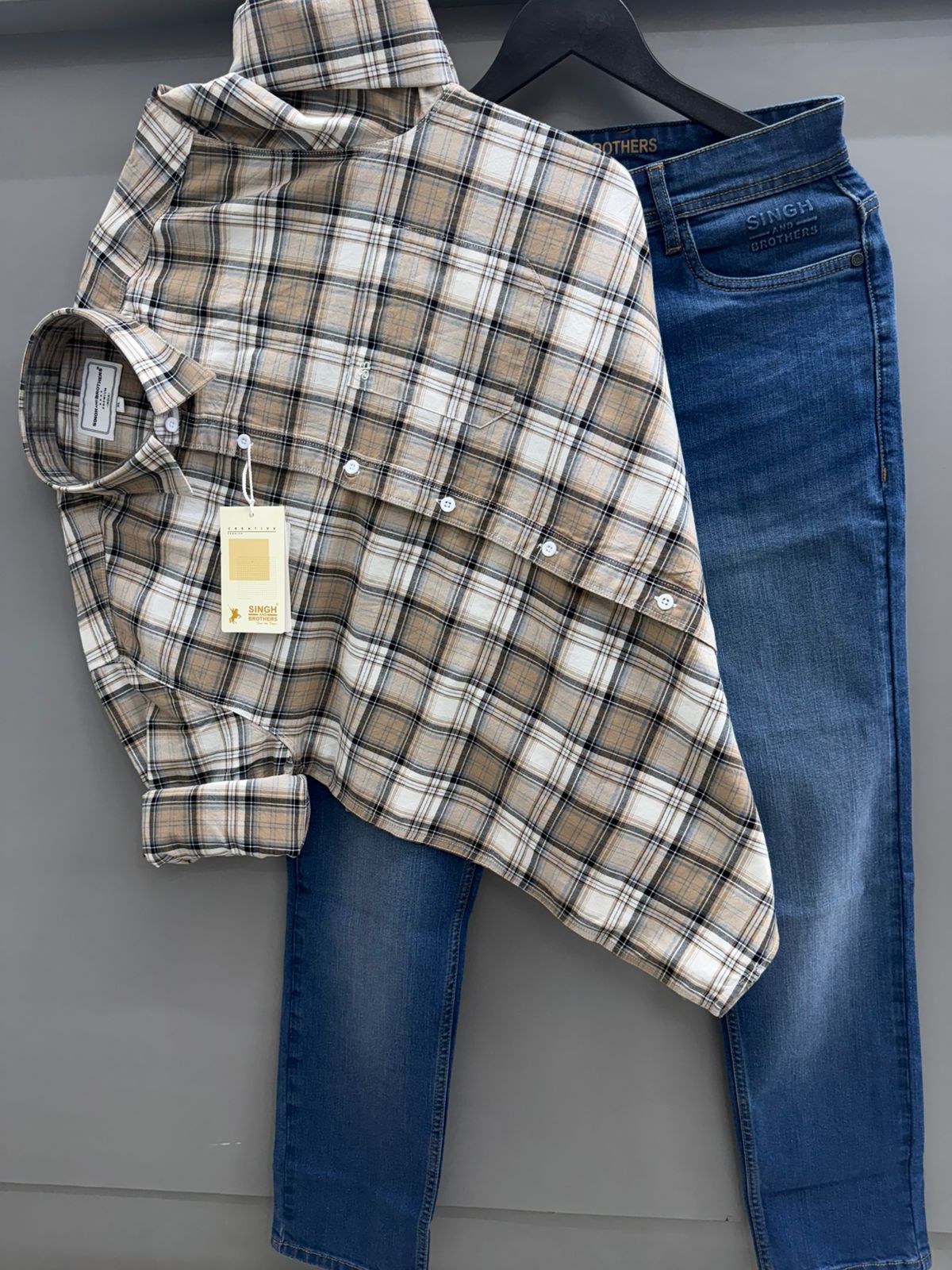 Oxford Checks shirt with Pant