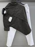 Jute strip shirt with pant