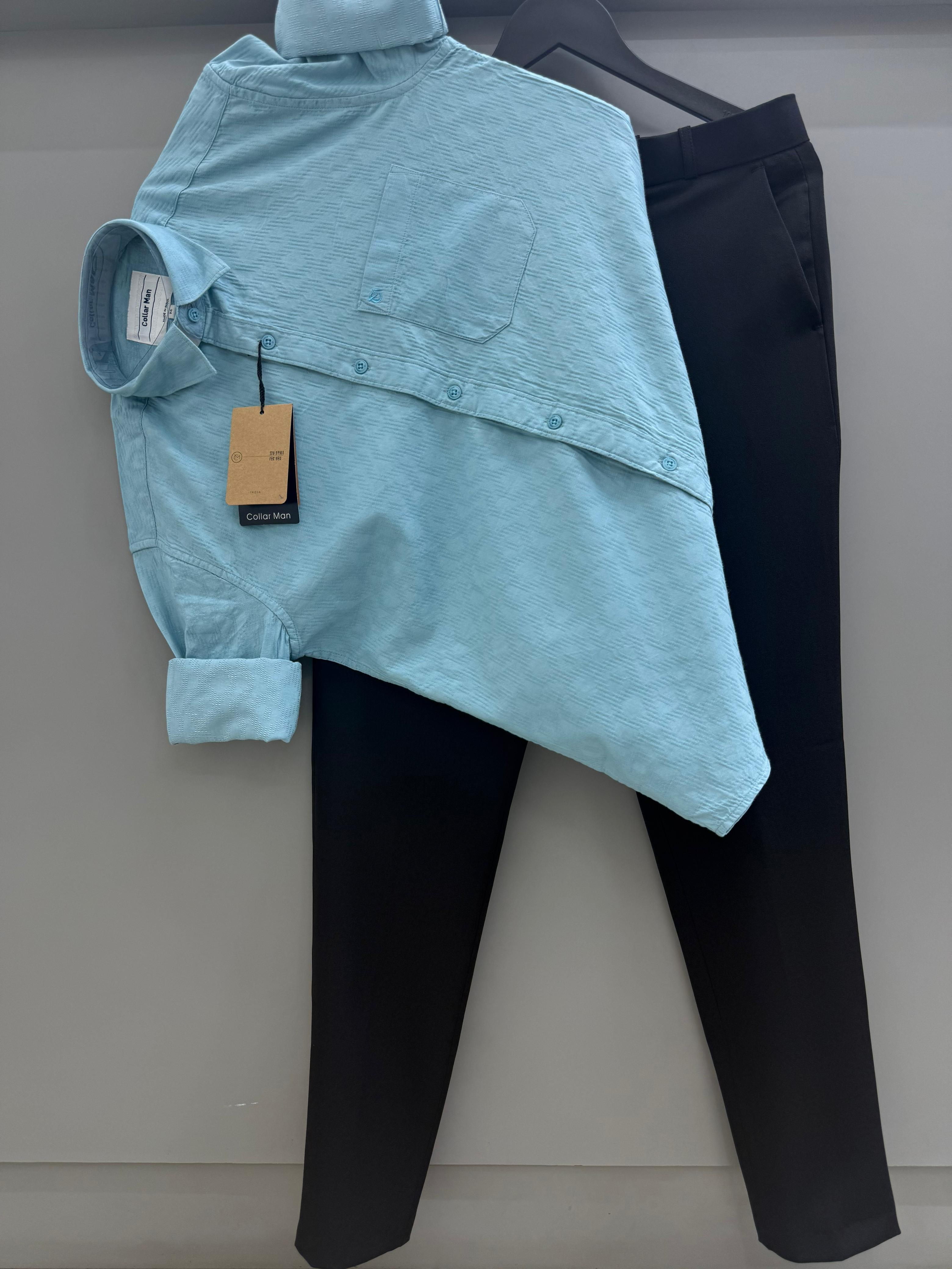 Jacquard Shirt With Trouser pant