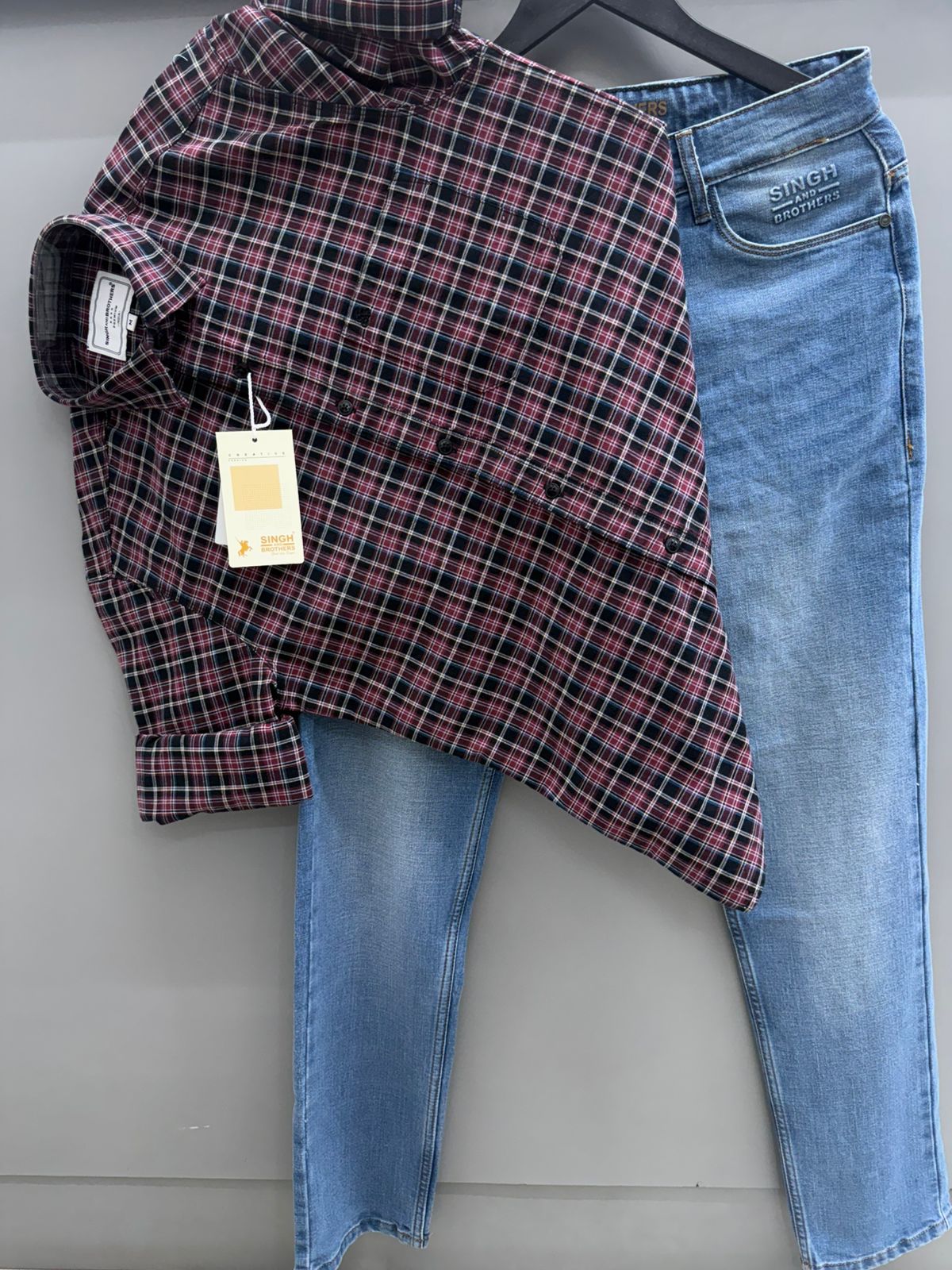 Oxford Checks shirt with Pant