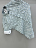White Green Dot printed