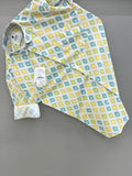 White yelllow katli Printed