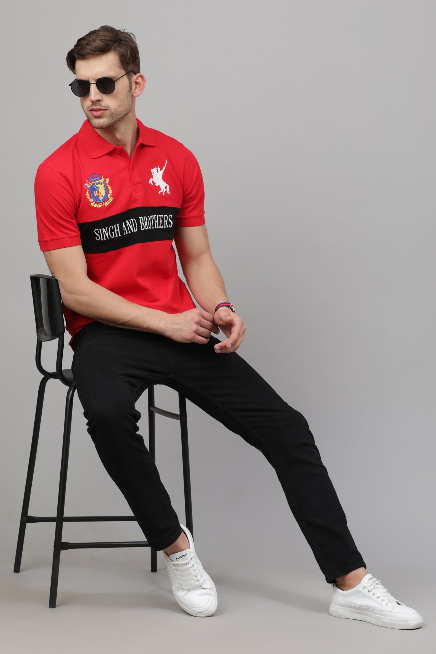 SAB Polo T-shirts (Red)