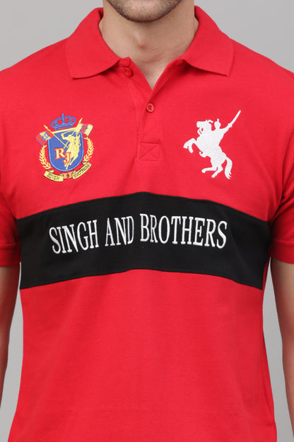 SAB Polo T-shirts (Red)