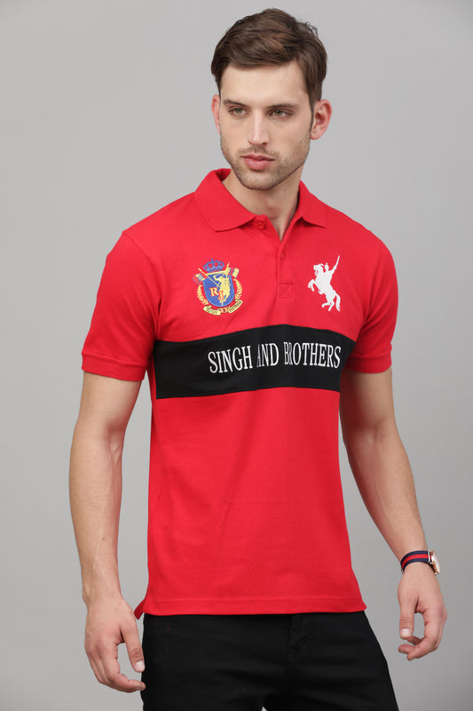 SAB Polo T-shirts (Red)