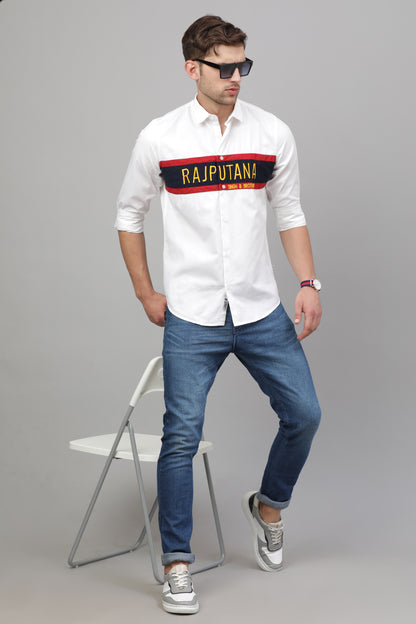 RS Plain Shirt ( White )