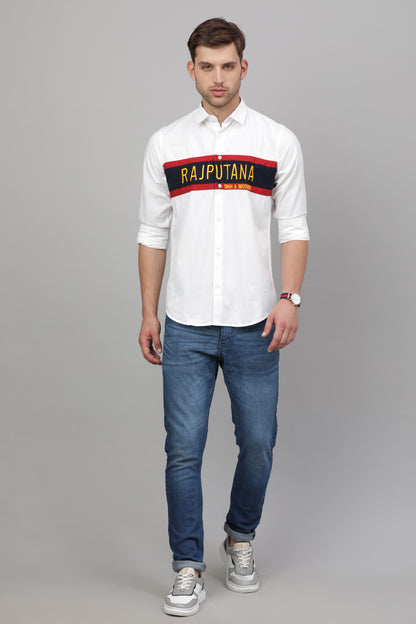 RS Plain Shirt ( White )