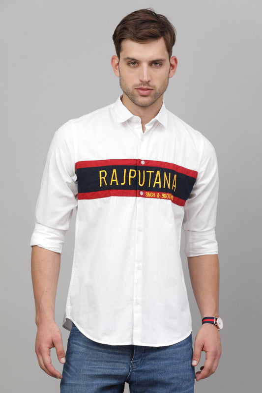 RS Plain Shirt ( White )
