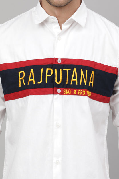 RS Plain Shirt ( White )