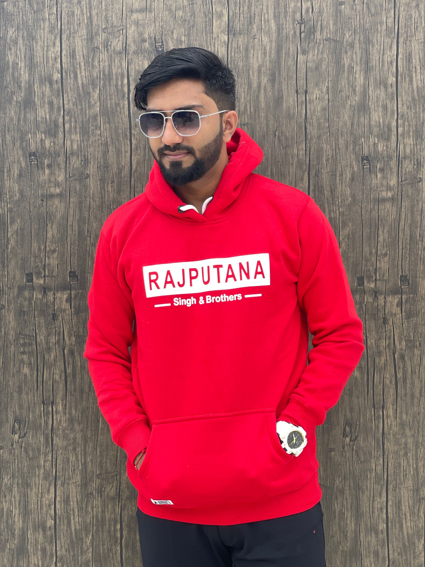 Rajputana Hoddie (Red)